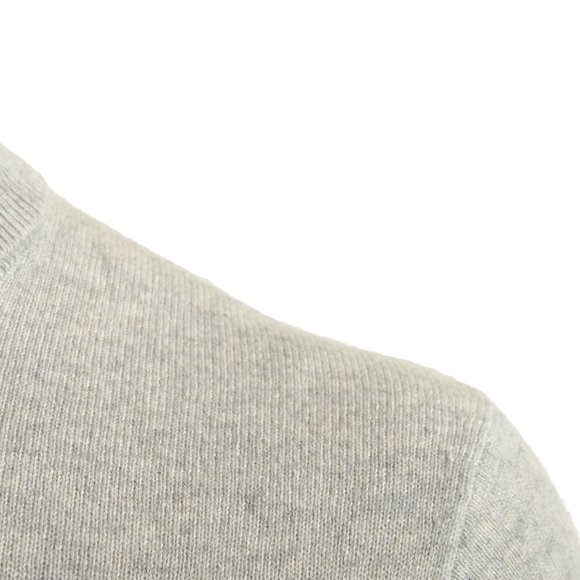 Malo Optimum Men's Gray 100% Cashmere Turtleneck Pullover Sweater - Picture 4 of 6